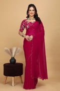 Premium Party Wear Saree with Heavy Blouse
