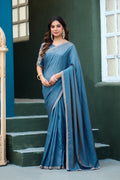 Premium Blue Party Wear Saree